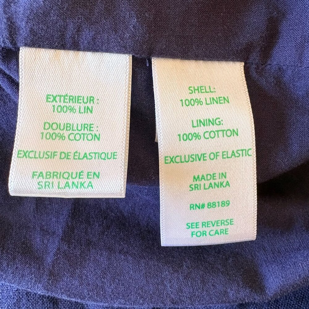 Lilly Pulitzer Mialeigh Lagoon Linen Blue Dress Size 6 - Picture 4 of 6